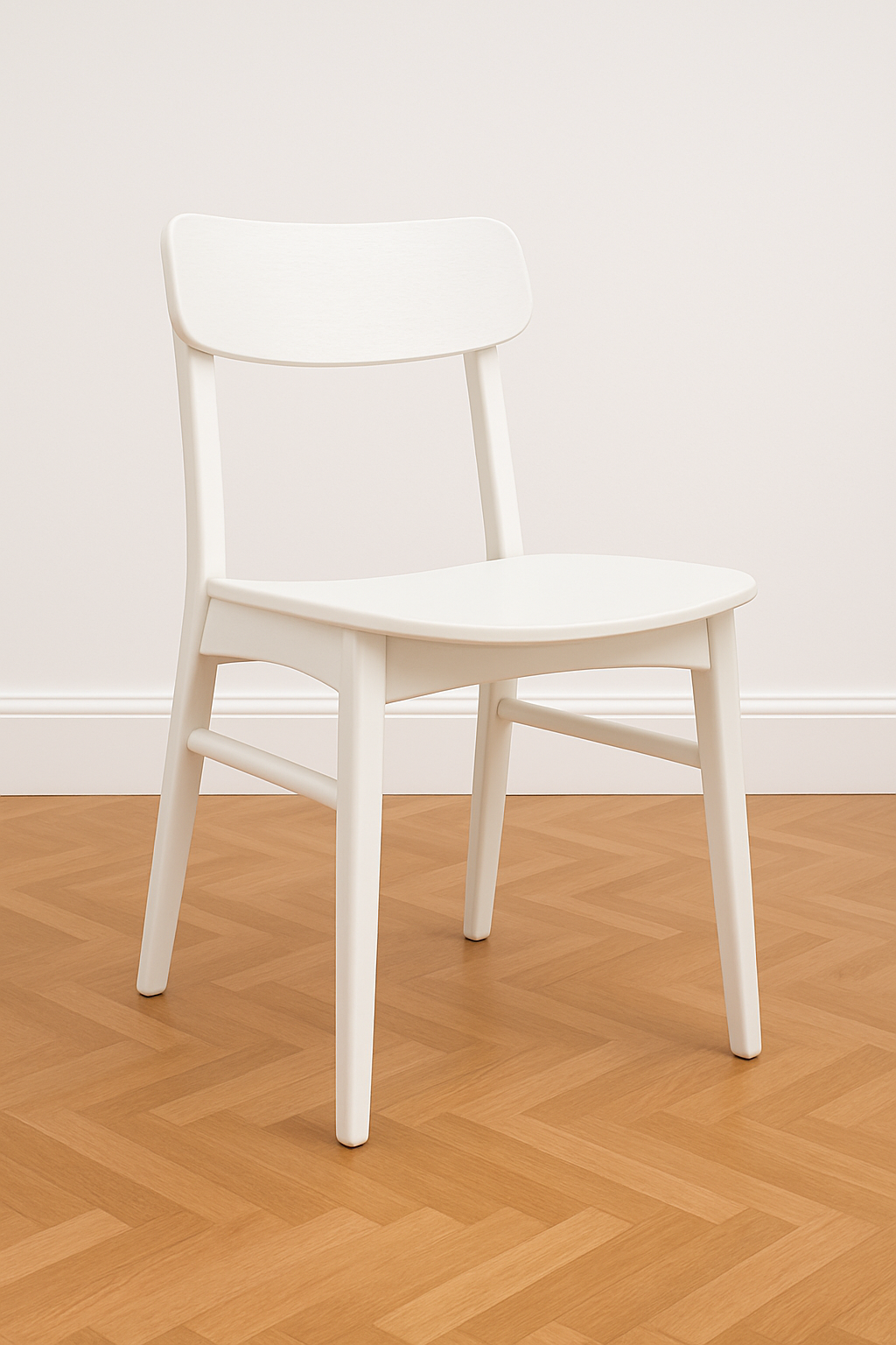 Lennox – White Wood Dining Chair