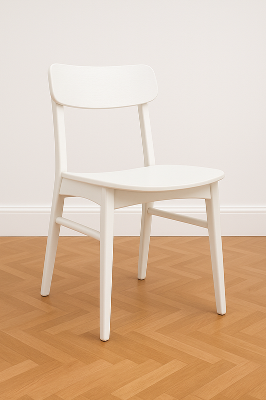Lennox – White Wood Dining Chair
